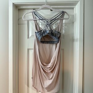 Lululemon Wild Tank. light pink & grey